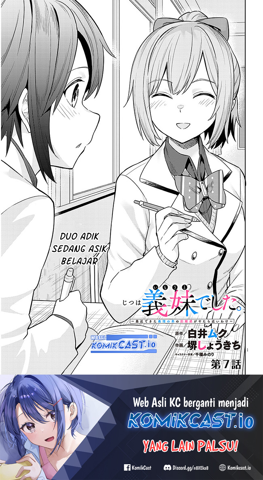 Jitsu wa Gimai (Imouto) deshita. ~Saikin de Kitagiri no Otouto no Kyorikan ga Yatara Chikaiwake~ Chapter 7 - halaman 2