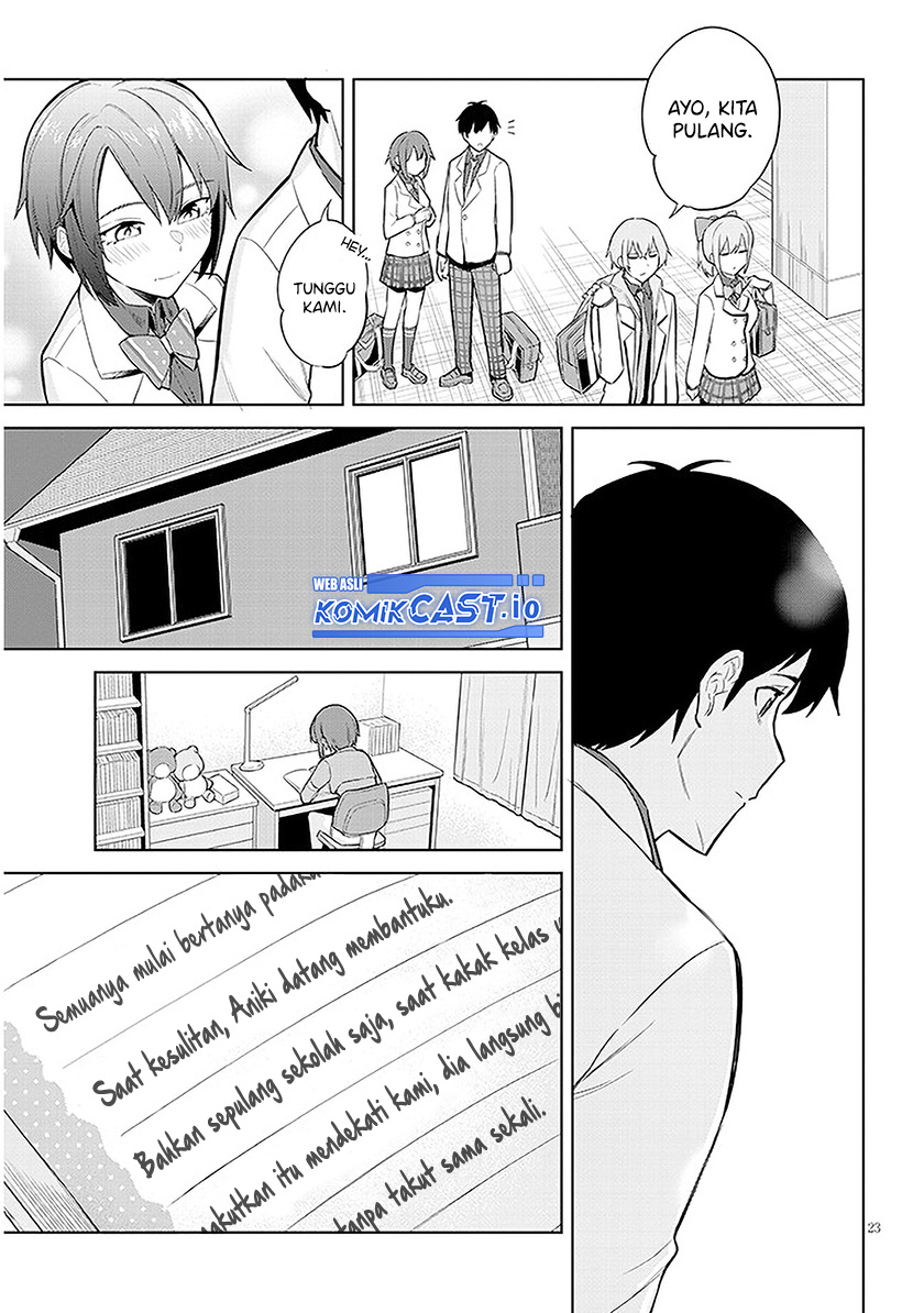 Jitsu wa Gimai (Imouto) deshita. ~Saikin de Kitagiri no Otouto no Kyorikan ga Yatara Chikaiwake~ Chapter 7 - halaman 24