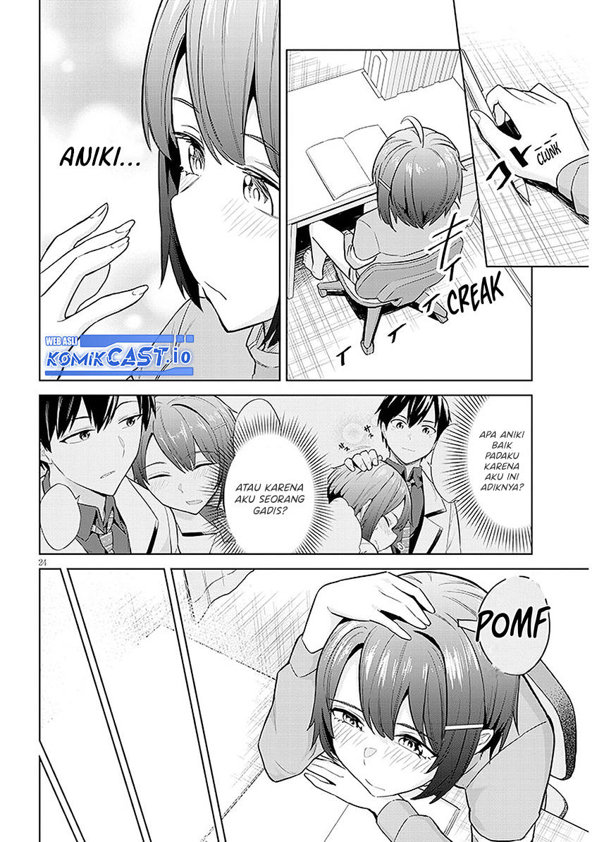 Jitsu wa Gimai (Imouto) deshita. ~Saikin de Kitagiri no Otouto no Kyorikan ga Yatara Chikaiwake~ Chapter 7 - halaman 25