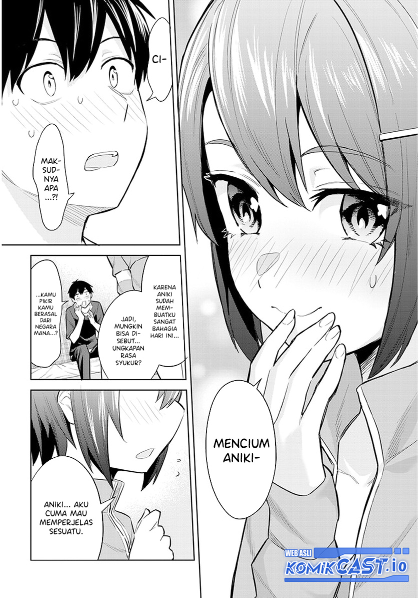 Jitsu wa Gimai (Imouto) deshita. ~Saikin de Kitagiri no Otouto no Kyorikan ga Yatara Chikaiwake~ Chapter 9 - halaman 23