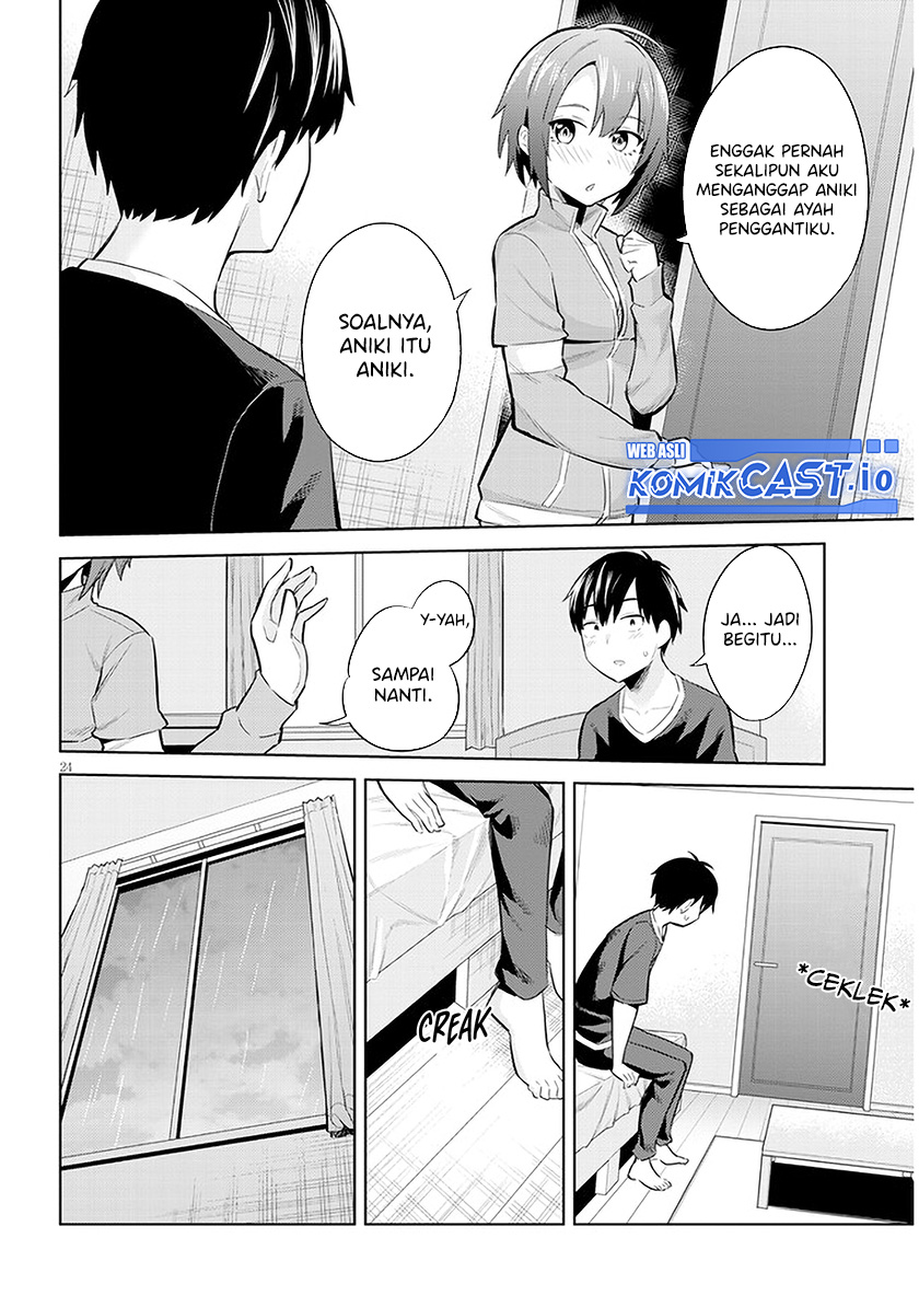 Jitsu wa Gimai (Imouto) deshita. ~Saikin de Kitagiri no Otouto no Kyorikan ga Yatara Chikaiwake~ Chapter 9 - halaman 24
