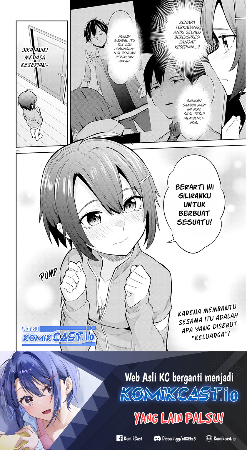 Jitsu wa Gimai (Imouto) deshita. ~Saikin de Kitagiri no Otouto no Kyorikan ga Yatara Chikaiwake~ Chapter 9 - halaman 28