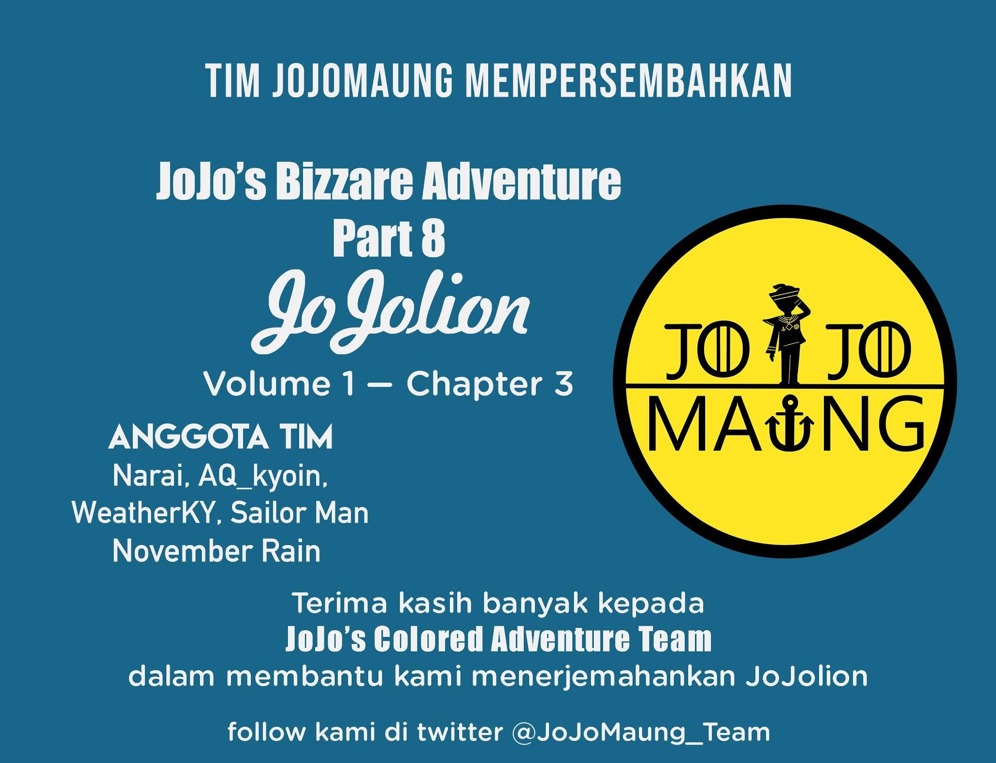 Jojo no Kimyou na Bouken – Jojorion Chapter 3 - halaman 34