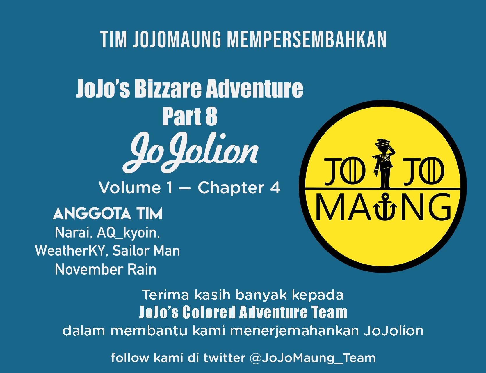 Jojo no Kimyou na Bouken – Jojorion Chapter 4 - halaman 43
