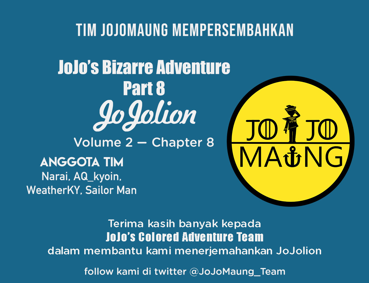 Jojo no Kimyou na Bouken – Jojorion Chapter 8 - halaman 44