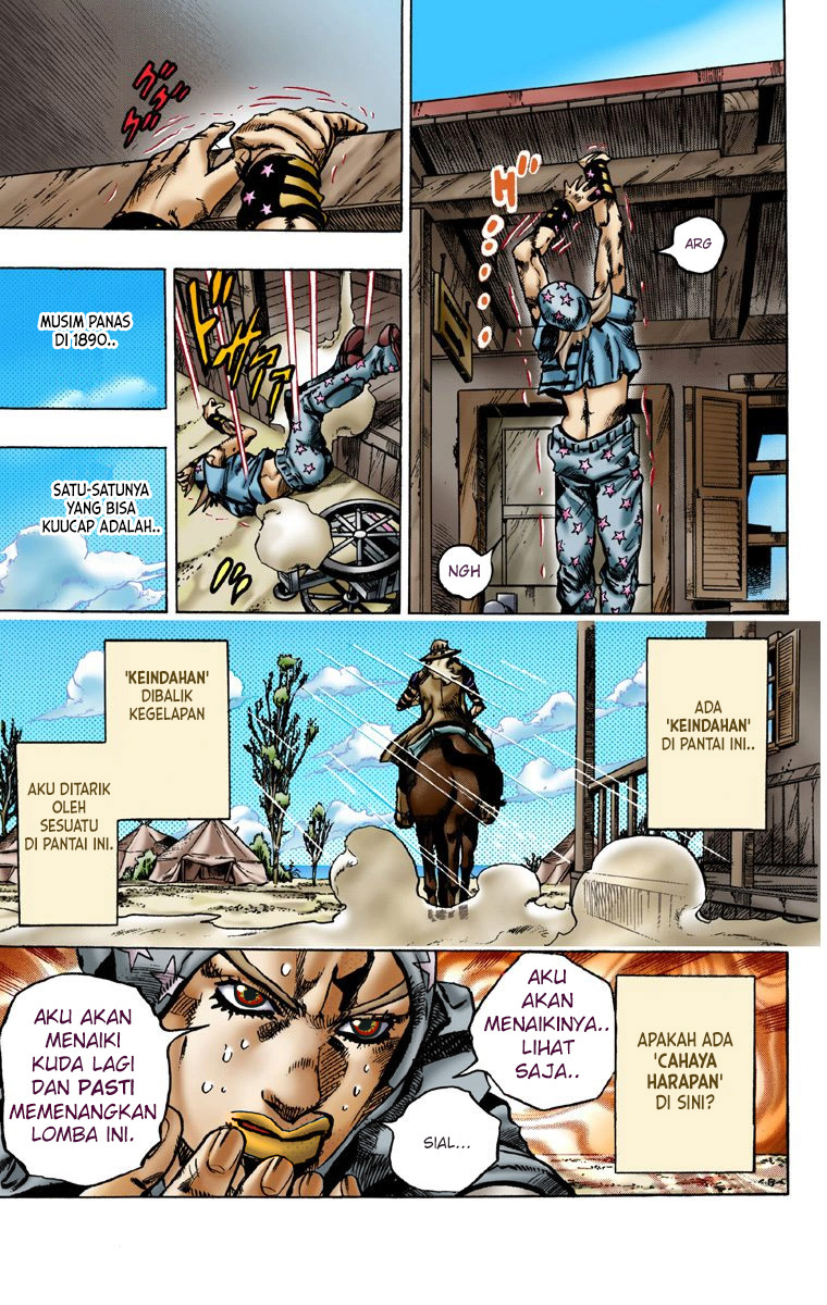 JoJo no Kimyou na Bouken Part 7: Steel Ball Run Chapter 3 - halaman 32