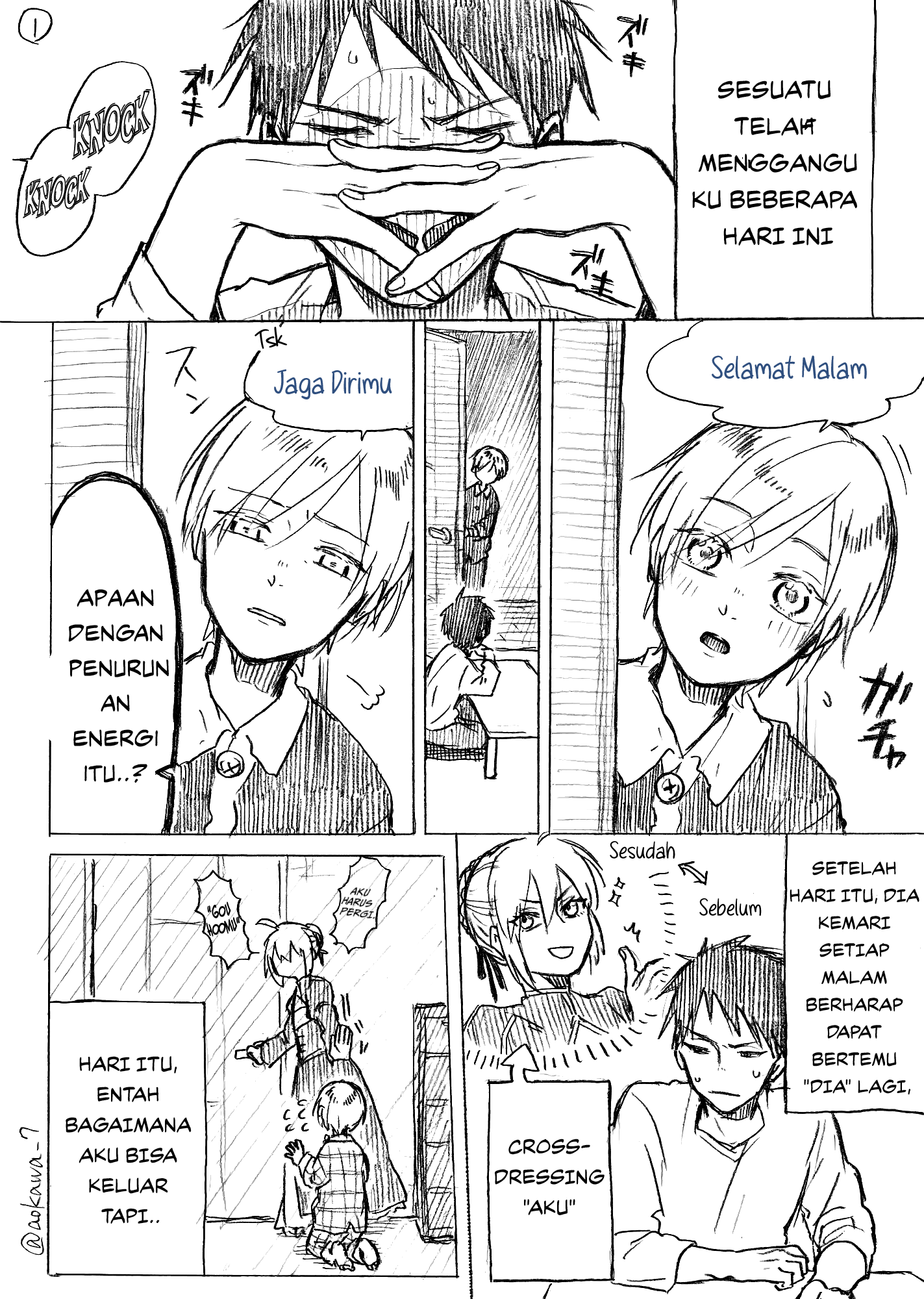 Josou Cosplayer to Otouto Chapter 1.2 - halaman 1