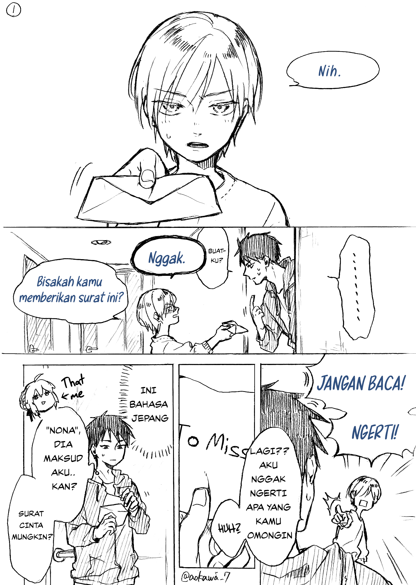Josou Cosplayer to Otouto Chapter 1.3 - halaman 1