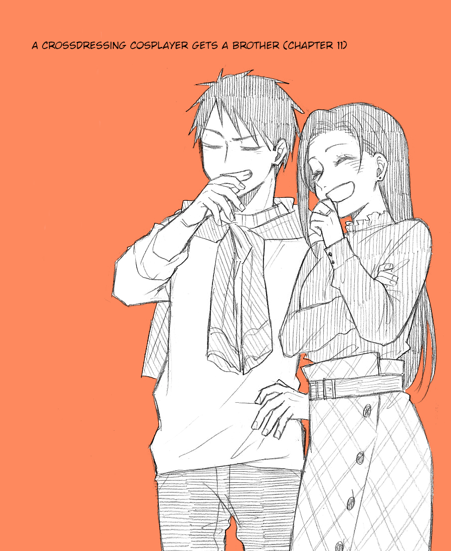 Josou Cosplayer to Otouto Chapter 11.3 - halaman 1