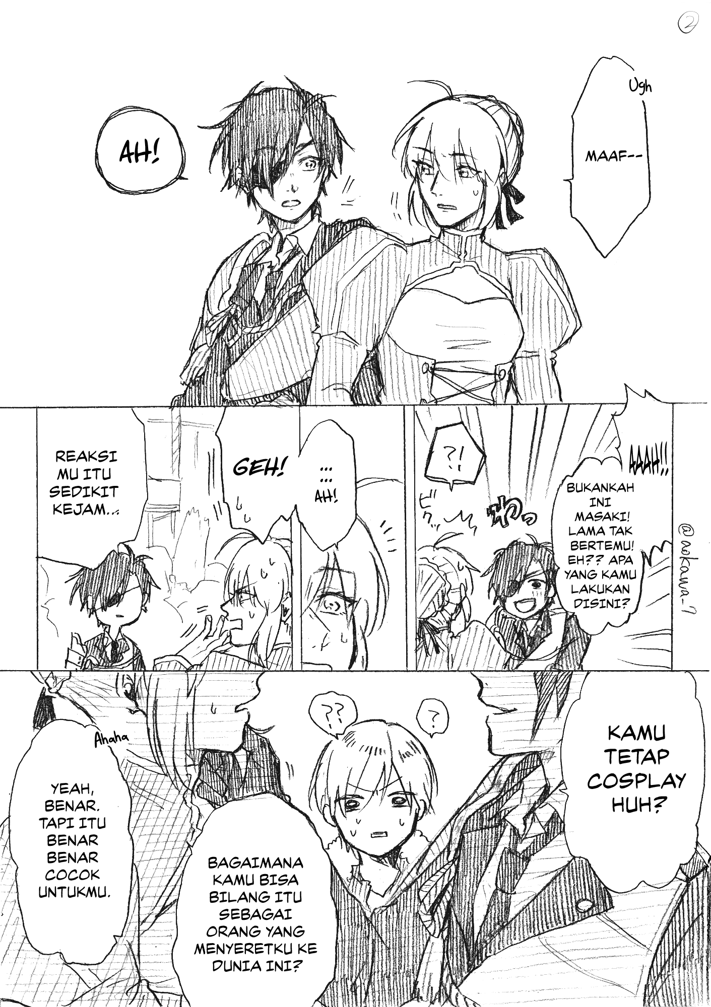 Josou Cosplayer to Otouto Chapter 2.1 - halaman 3