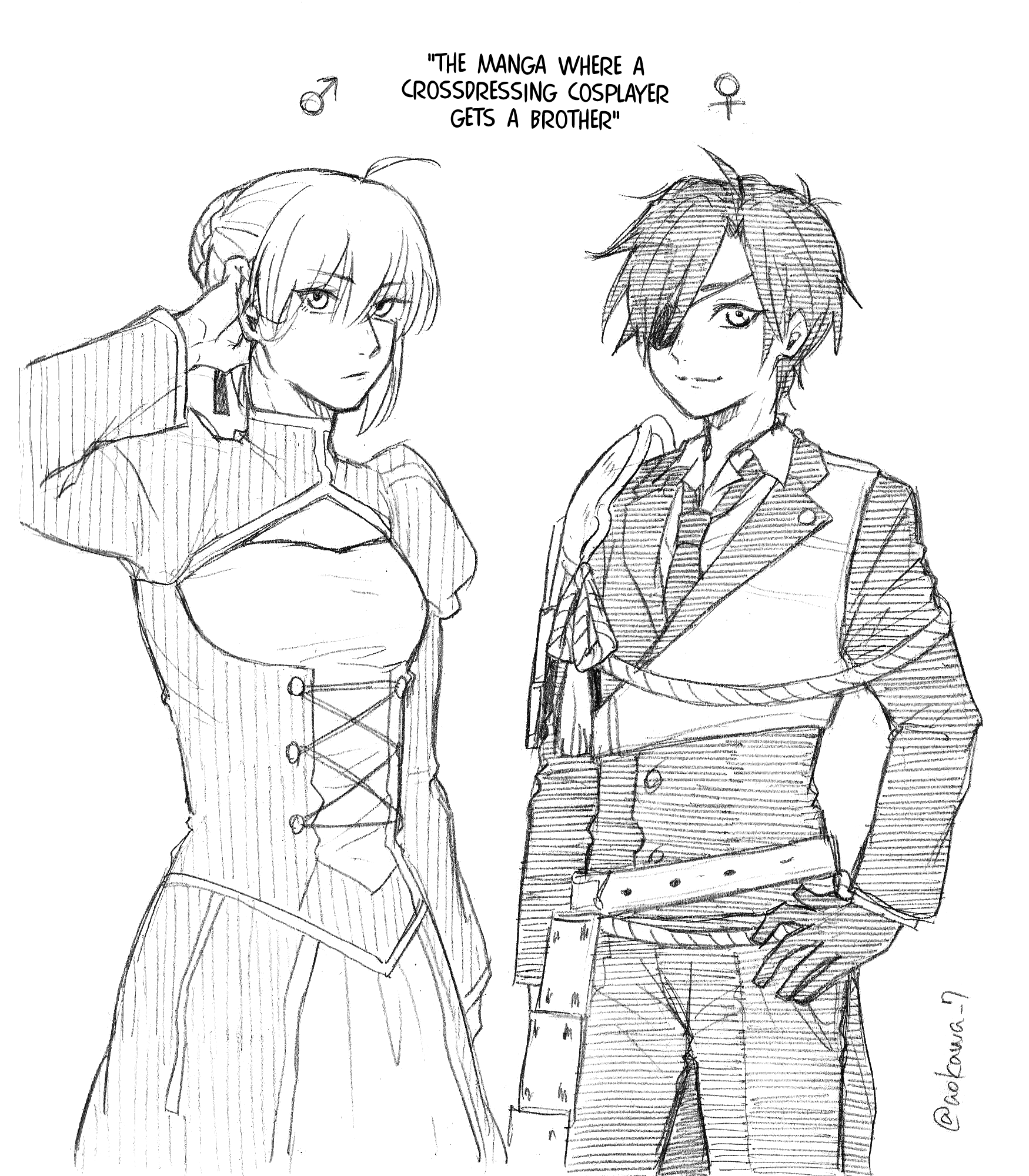 Josou Cosplayer to Otouto Chapter 2.1 - halaman 6