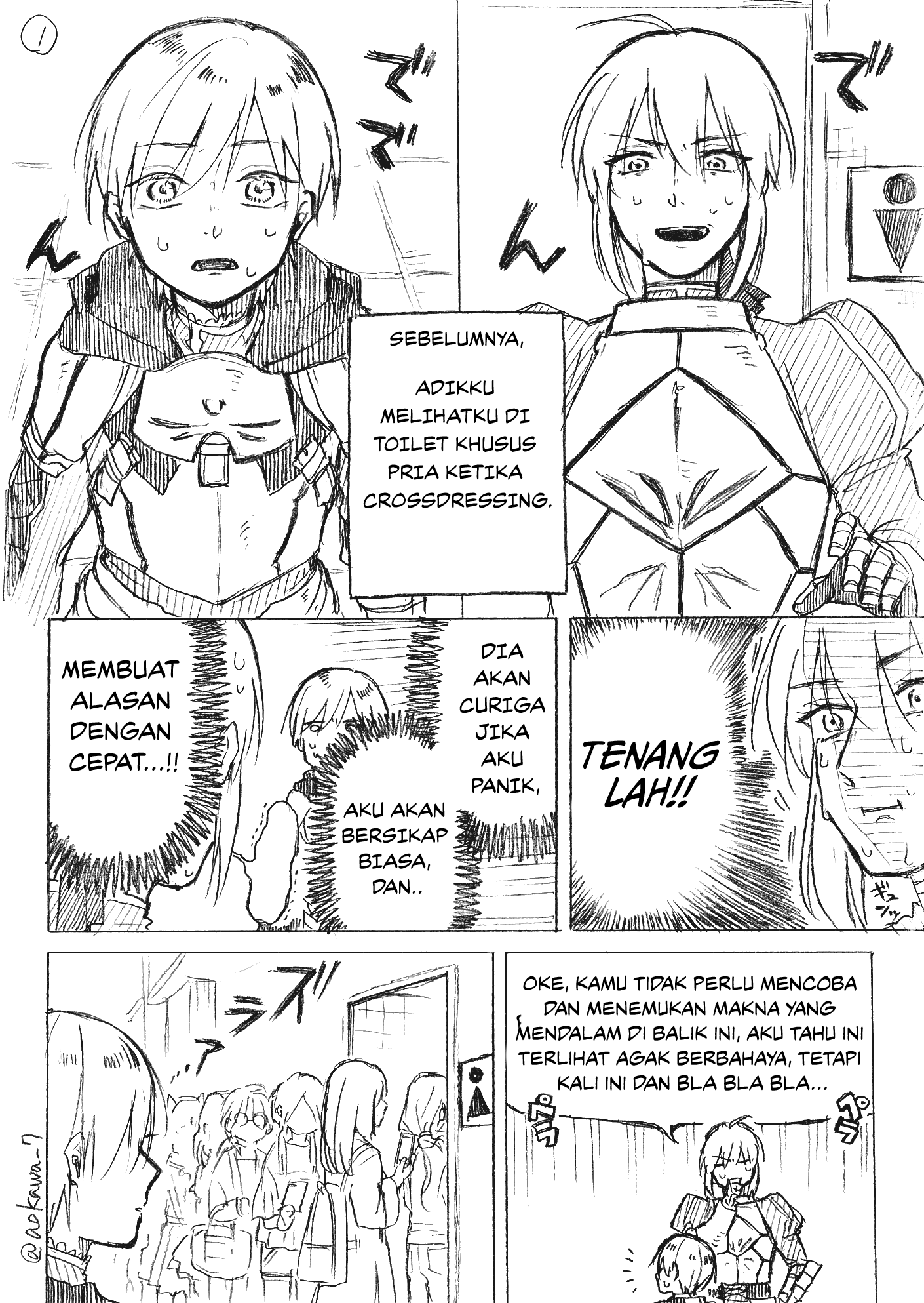 Josou Cosplayer to Otouto Chapter 3.1 - halaman 2