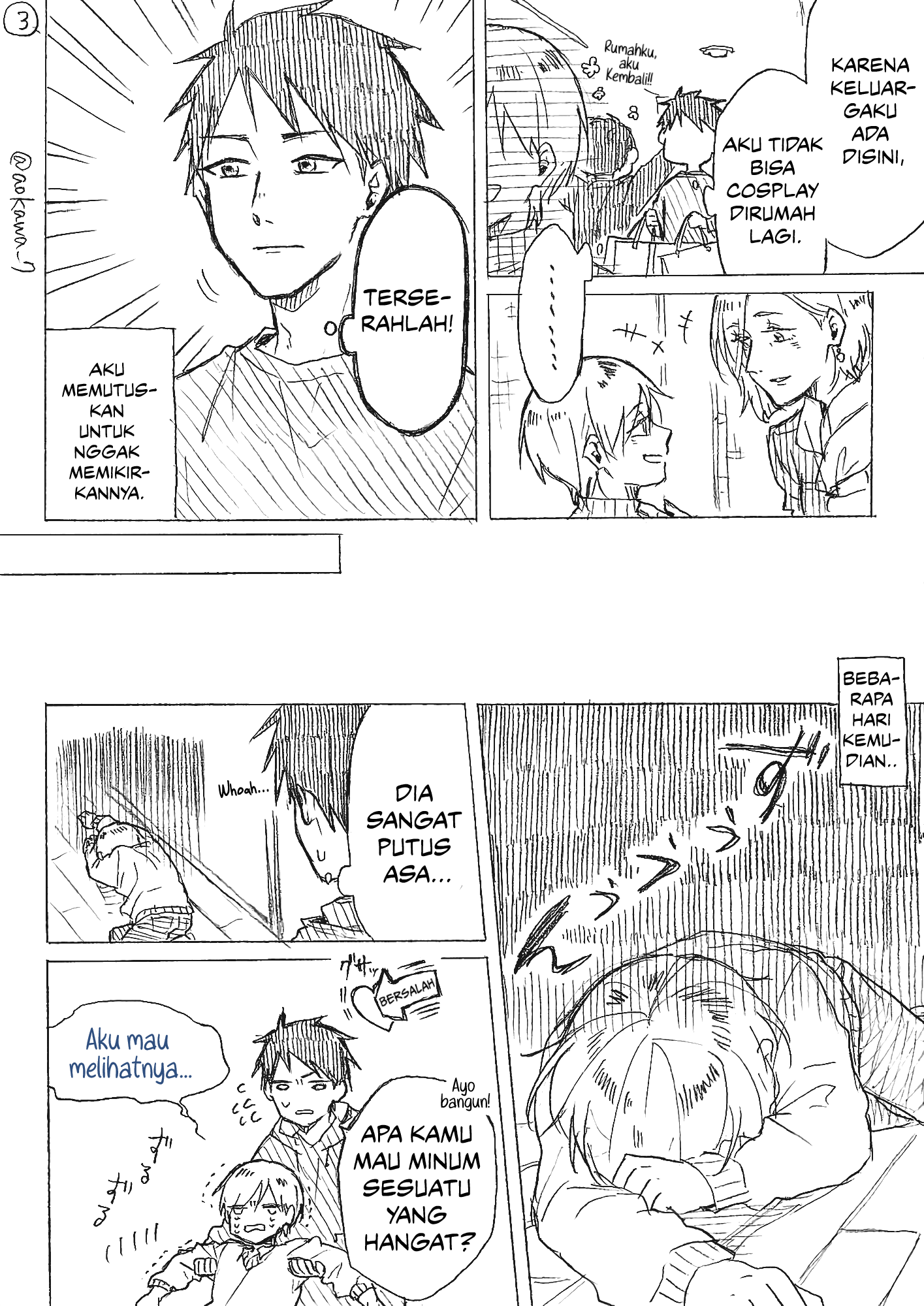 Josou Cosplayer to Otouto Chapter 3.2 - halaman 4