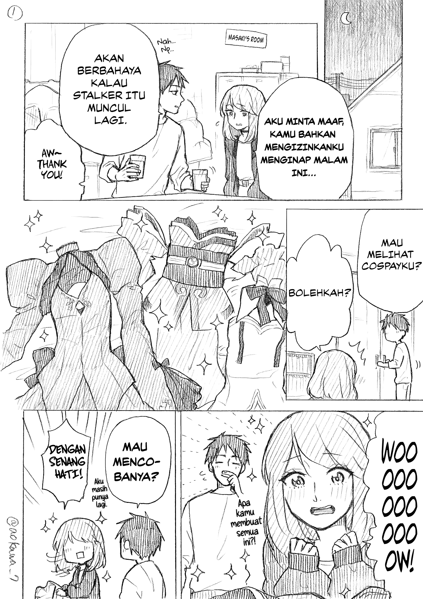 Josou Cosplayer to Otouto Chapter 6.3 - halaman 2