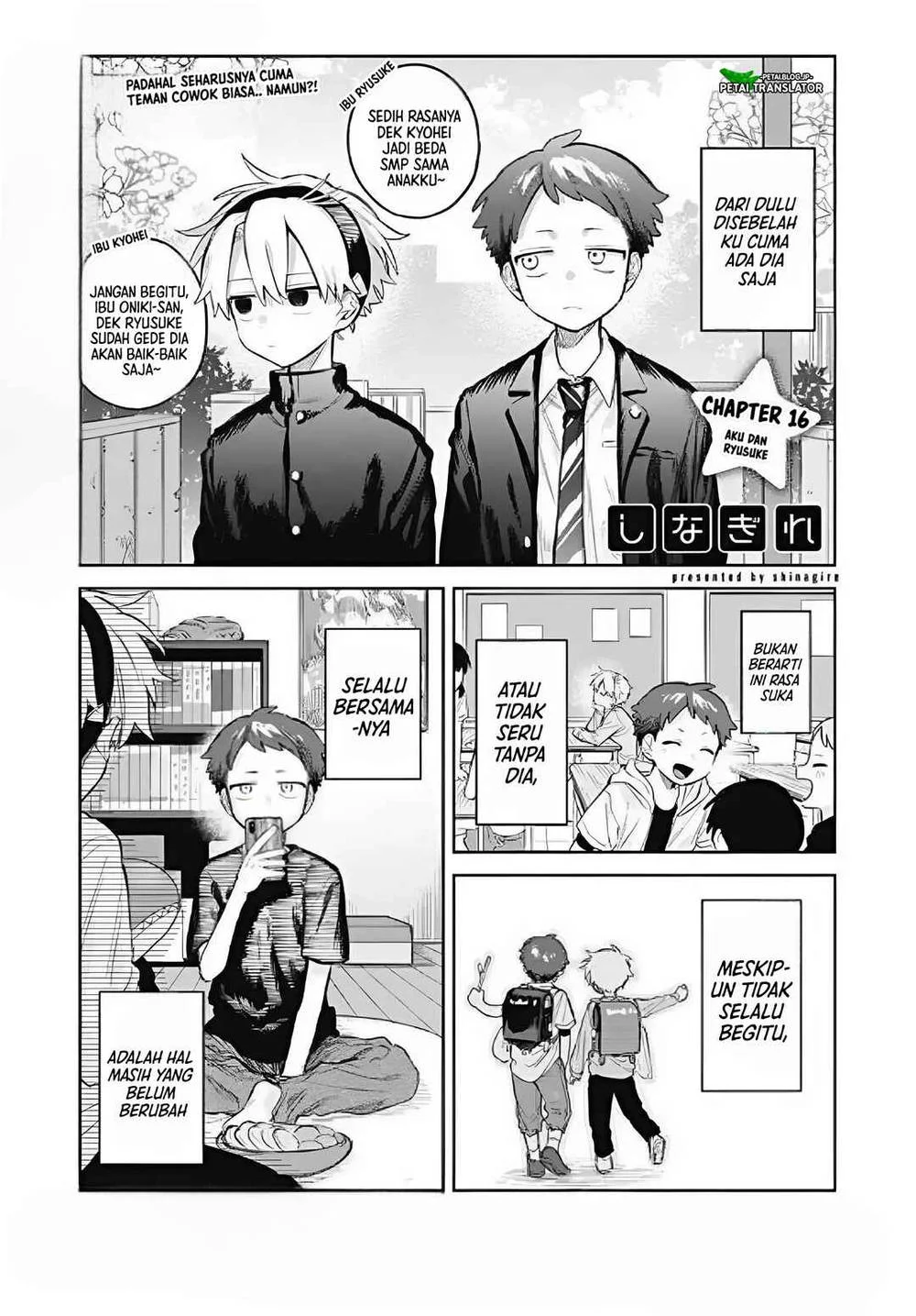 Josou Danshi wa Skirt wo Nugitai! Chapter 16 - halaman 1