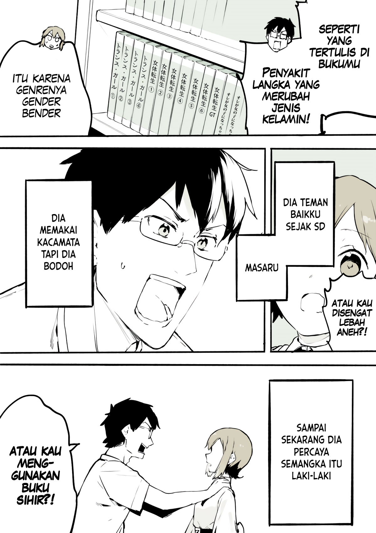 Josou wo Yamerarenaku Naru Otokonoko no Hanashi Chapter 1 - halaman 6