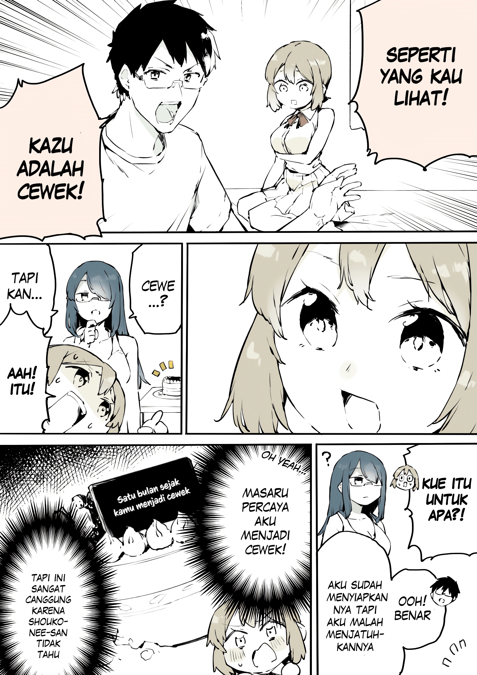 Josou wo Yamerarenaku Naru Otokonoko no Hanashi Chapter 11 - halaman 3
