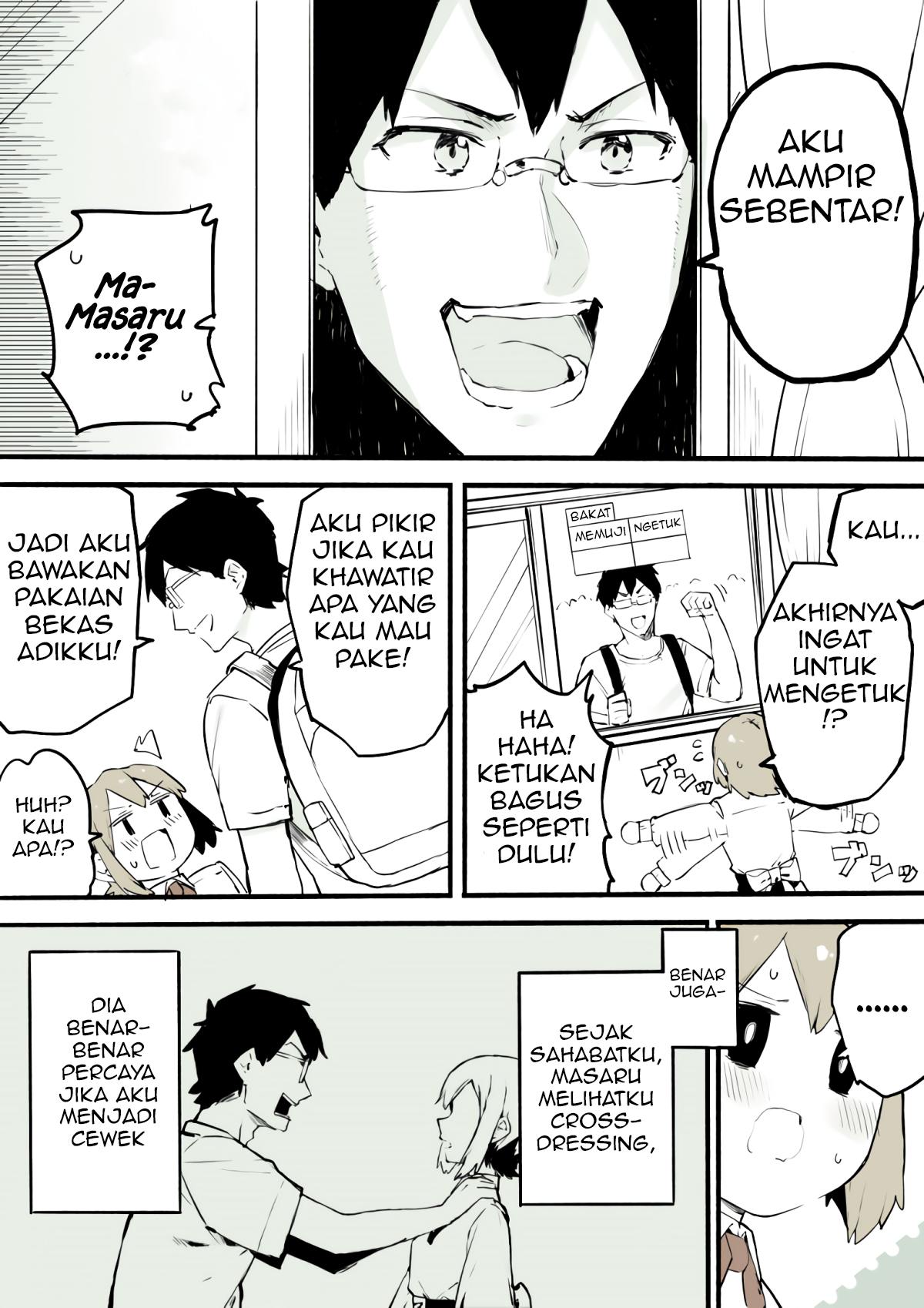 Josou wo Yamerarenaku Naru Otokonoko no Hanashi Chapter 2 - halaman 3