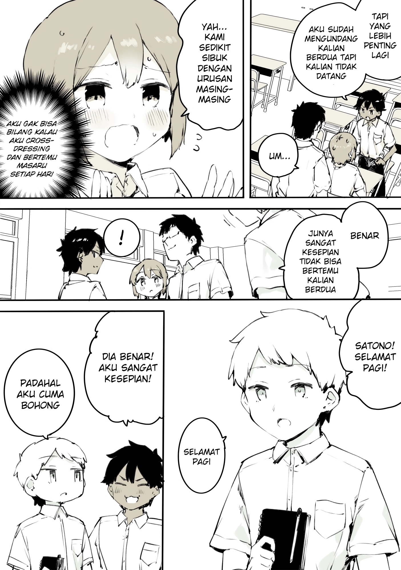 Josou wo Yamerarenaku Naru Otokonoko no Hanashi Chapter 20 - halaman 4