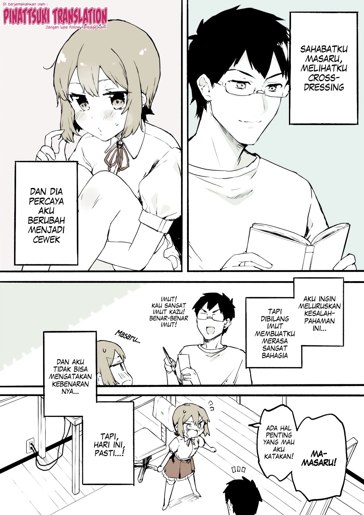 Josou wo Yamerarenaku Naru Otokonoko no Hanashi Chapter 3 - halaman 2