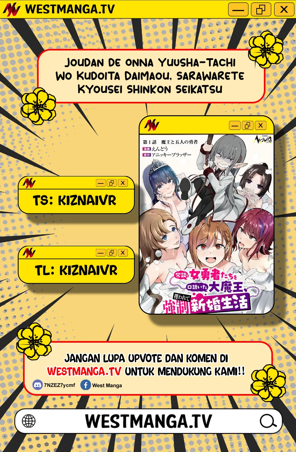 Joudan de Onna Yuusha-tachi wo Kudoita Daimaou, Sarawarete Kyousei Shinkon Seikatsu Chapter 4 - halaman 1
