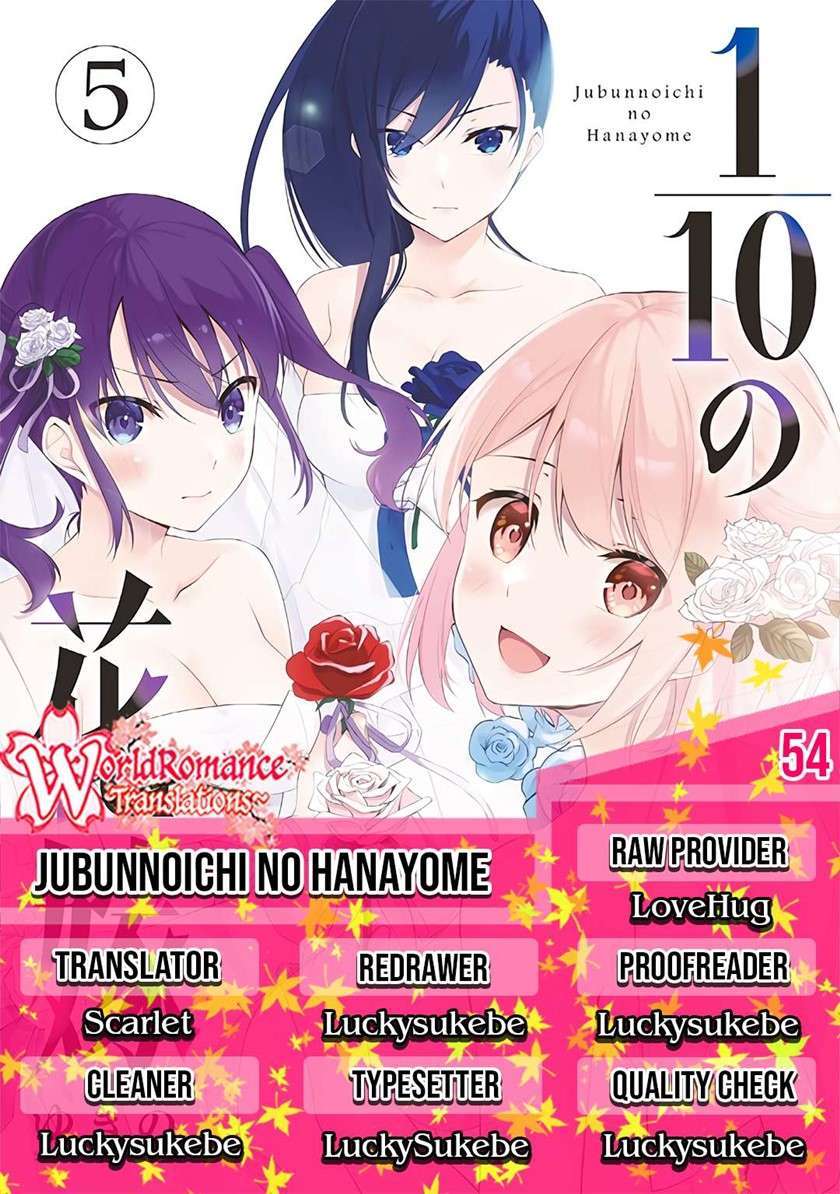 Jubunnoichi no Hanayome Chapter 54 - halaman 1