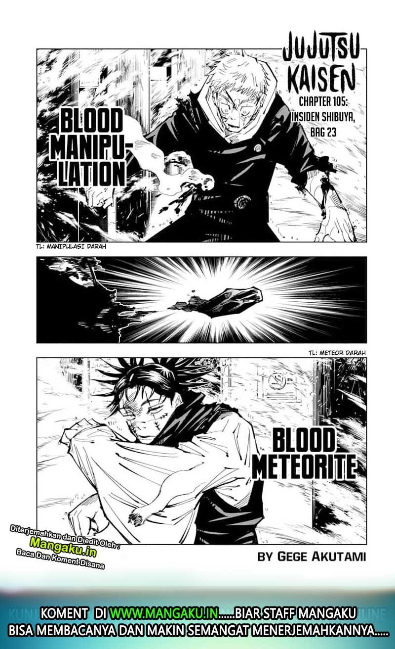 Jujutsu Kaisen Chapter 105 - halaman 2
