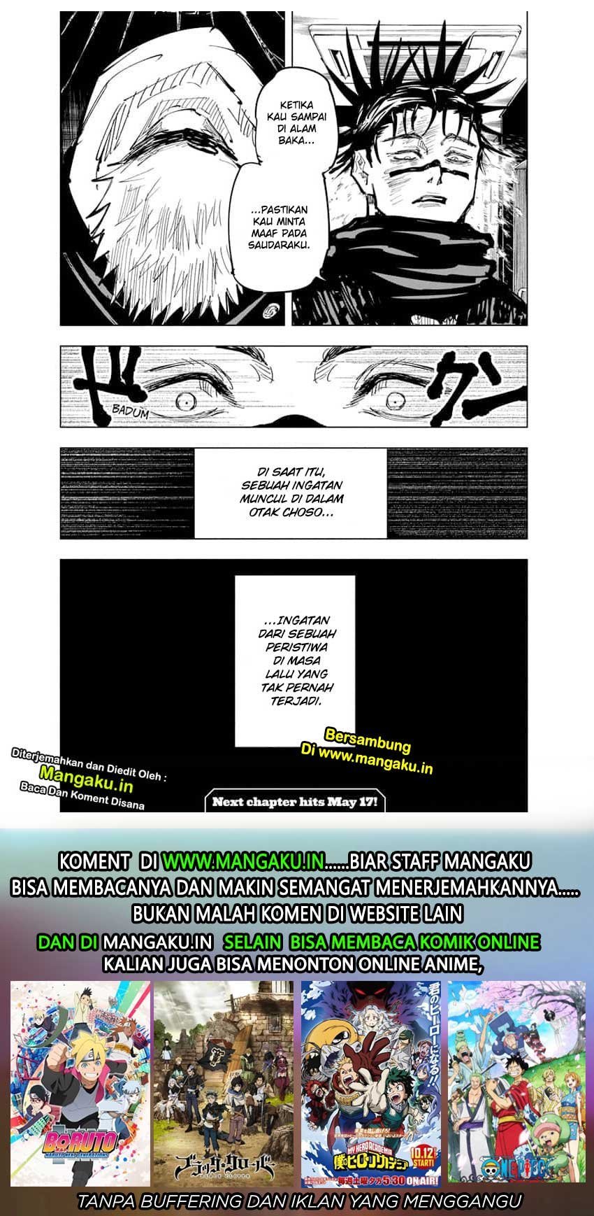 Jujutsu Kaisen Chapter 105 - halaman 20
