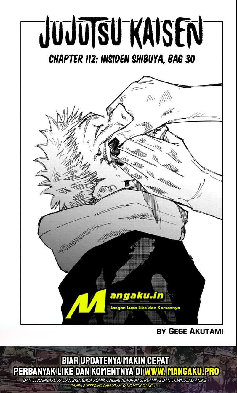 Jujutsu Kaisen Chapter 112 - halaman 2