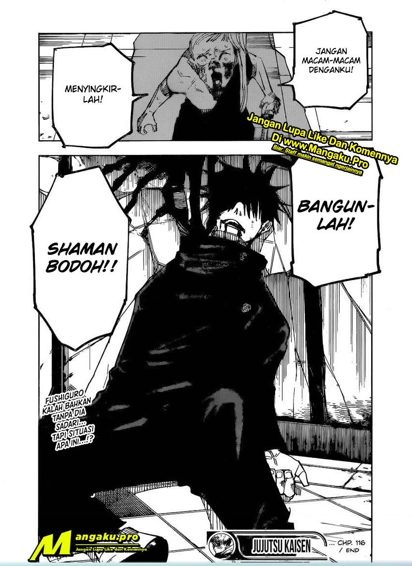 Jujutsu Kaisen Chapter 116 - halaman 17