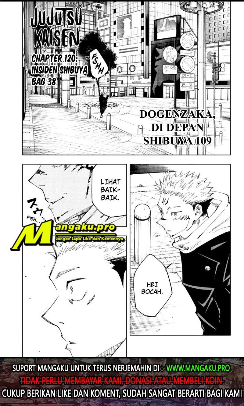 Jujutsu Kaisen Chapter 120 - halaman 2