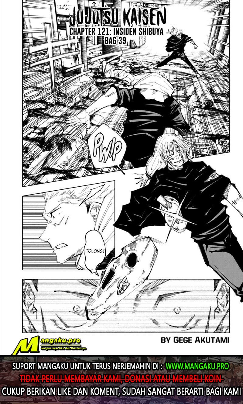Jujutsu Kaisen Chapter 121 - halaman 2