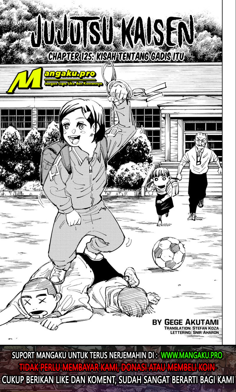 Jujutsu Kaisen Chapter 125 - halaman 4