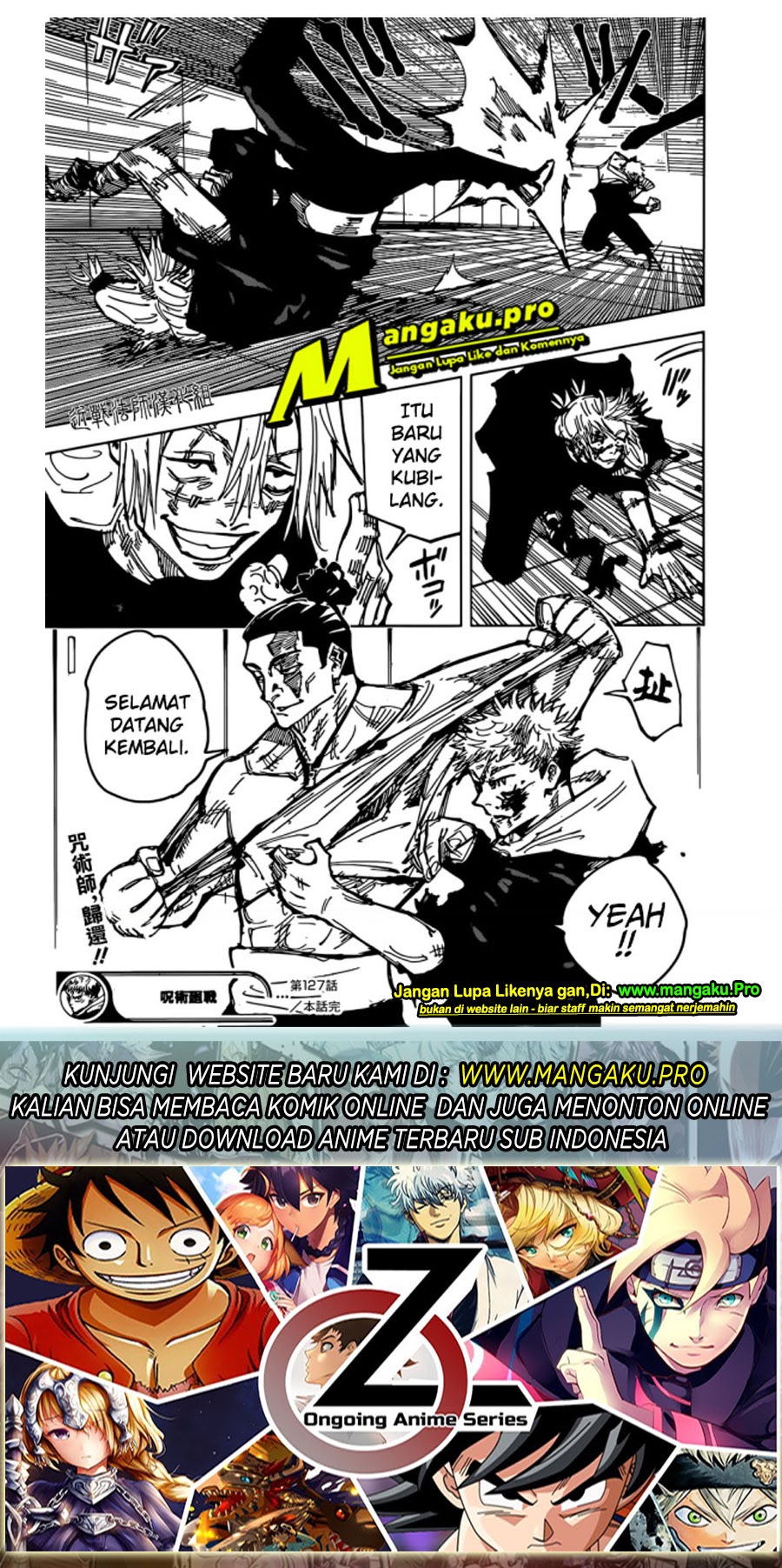 Jujutsu Kaisen Chapter 127 - halaman 20