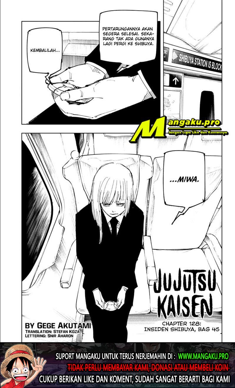 Jujutsu Kaisen Chapter 128 - halaman 2
