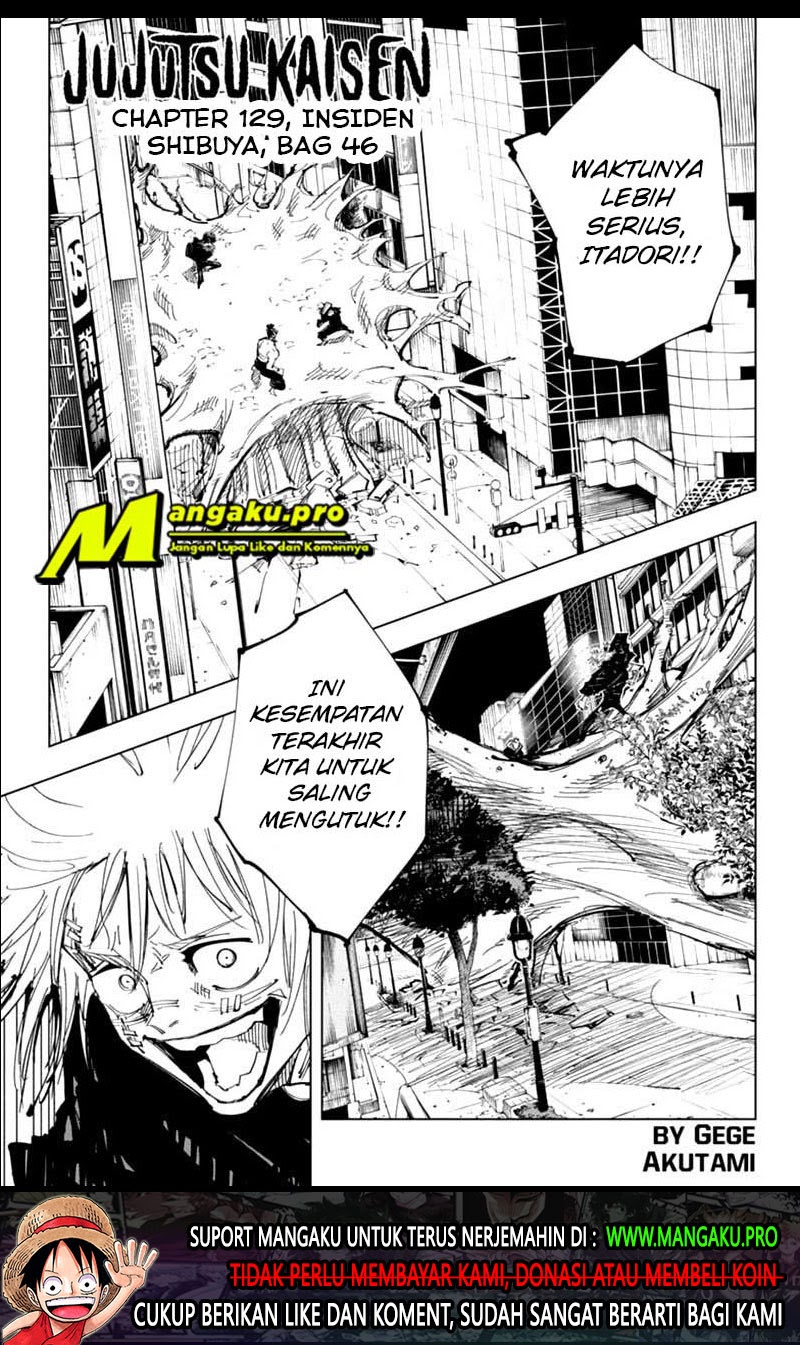 Jujutsu Kaisen Chapter 129 - halaman 2