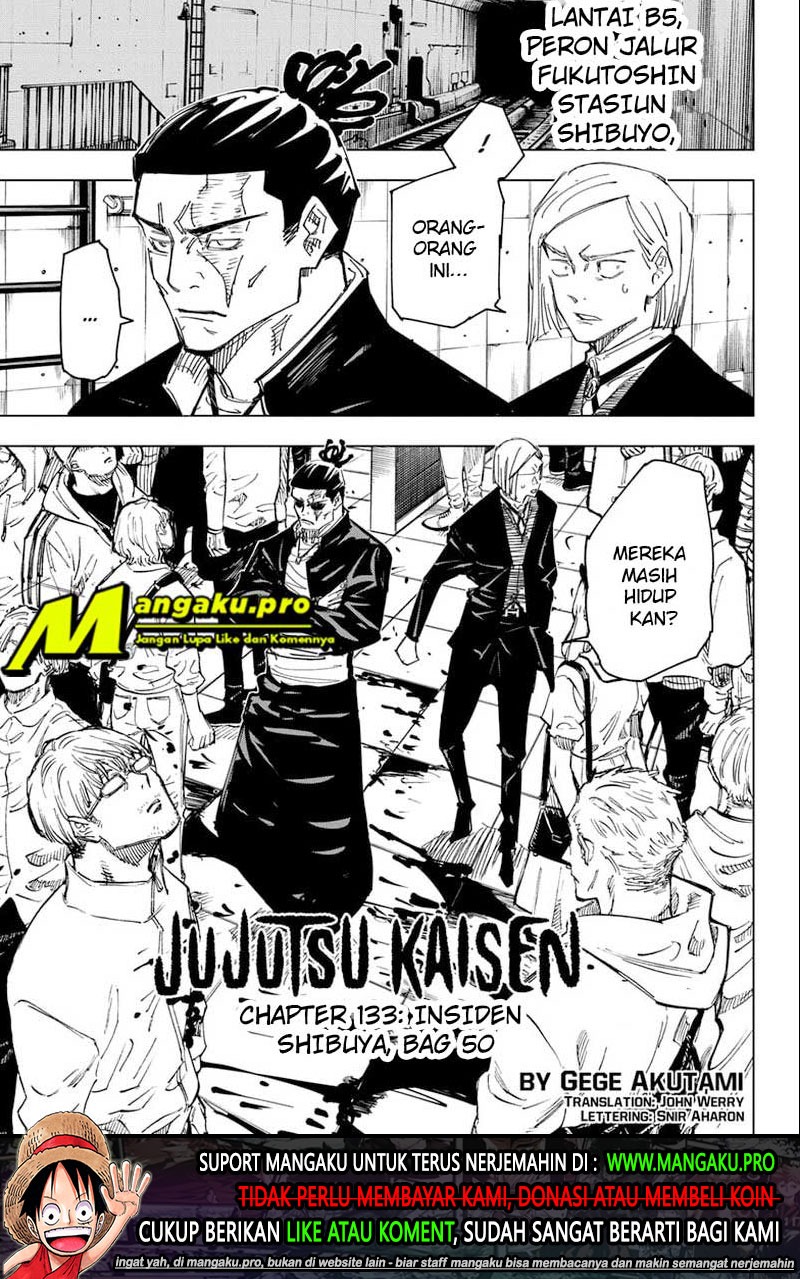 Jujutsu Kaisen Chapter 133 - halaman 2
