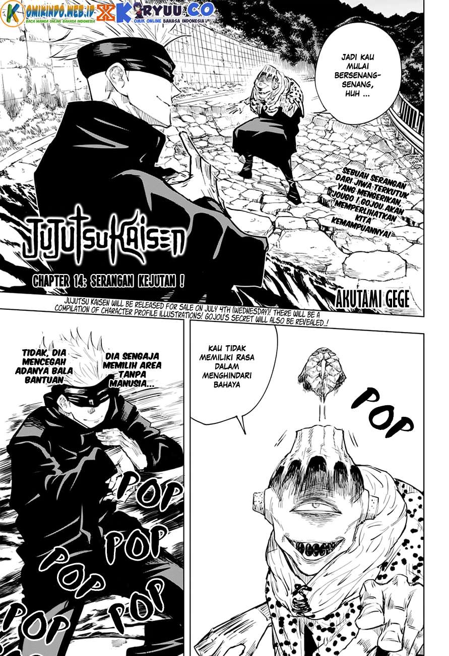 Jujutsu Kaisen Chapter 14 - halaman 2