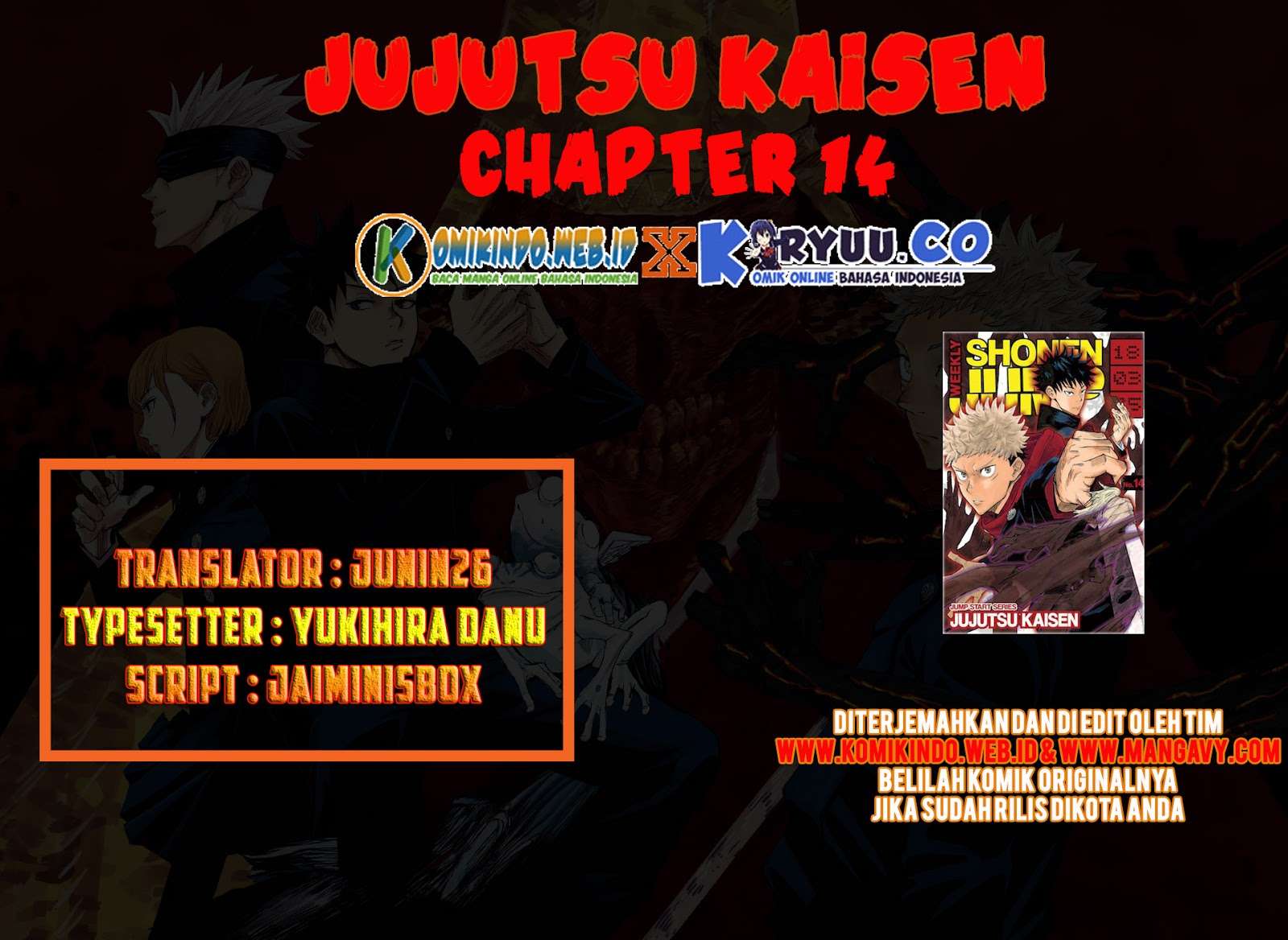 Jujutsu Kaisen Chapter 14 - halaman 3