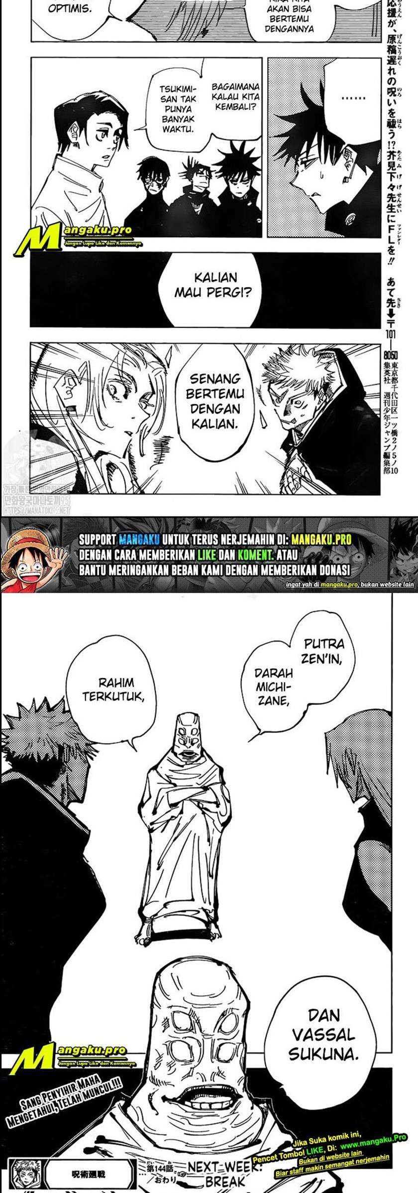 Jujutsu Kaisen Chapter 144 - halaman 10