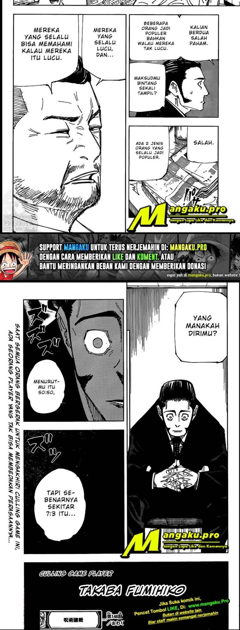 Jujutsu Kaisen Chapter 146 - halaman 12