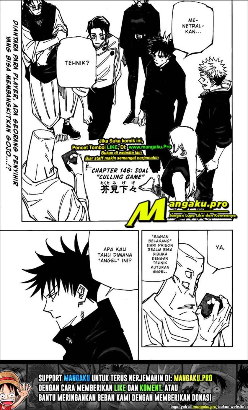 Jujutsu Kaisen Chapter 146 - halaman 2