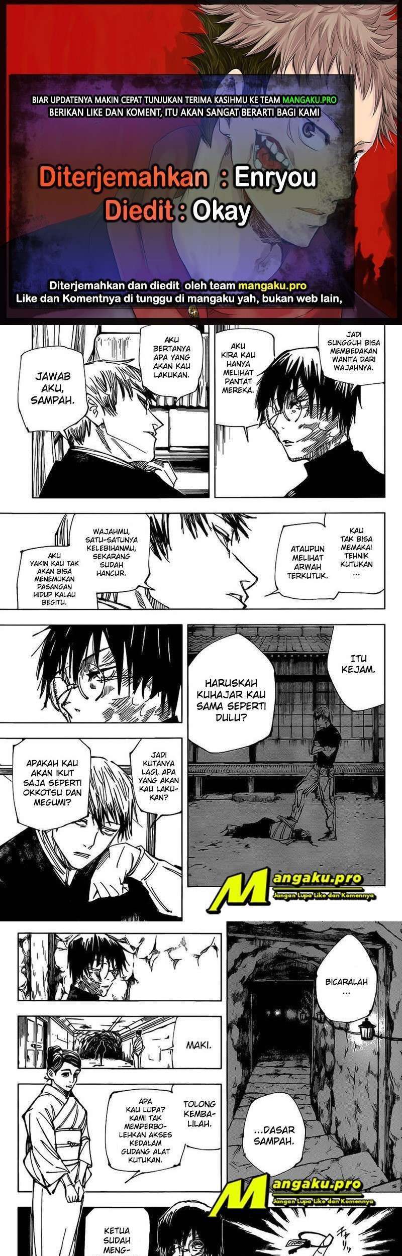 Jujutsu Kaisen Chapter 148 - halaman 1