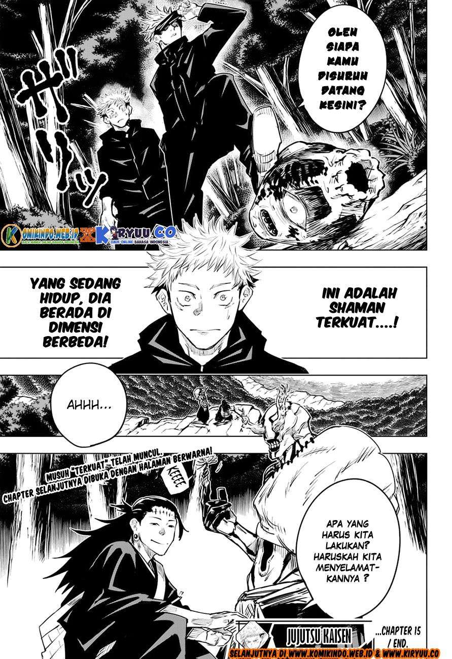 Jujutsu Kaisen Chapter 15 - halaman 19