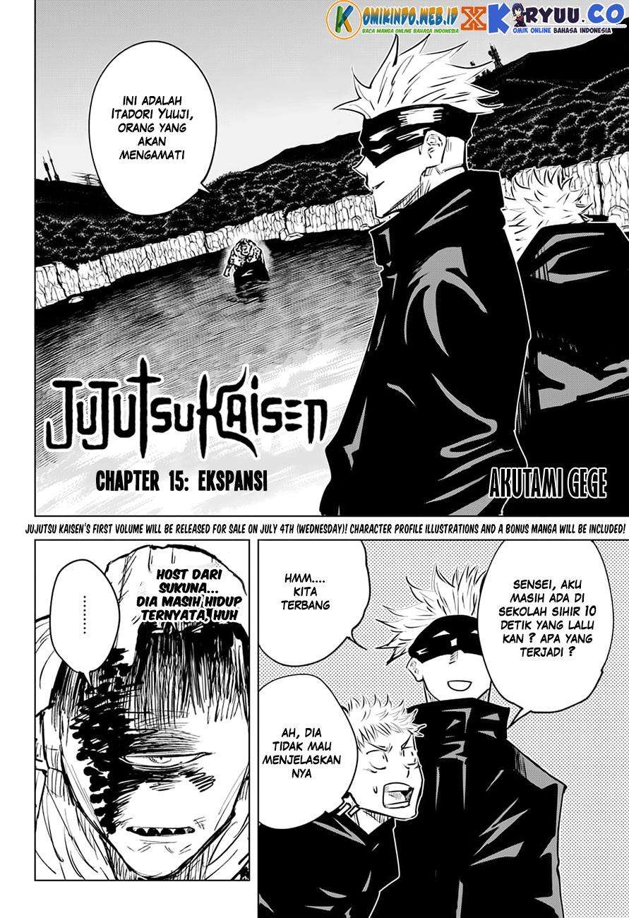 Jujutsu Kaisen Chapter 15 - halaman 6