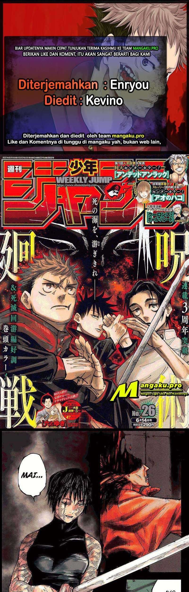Jujutsu Kaisen Chapter 150 - halaman 1