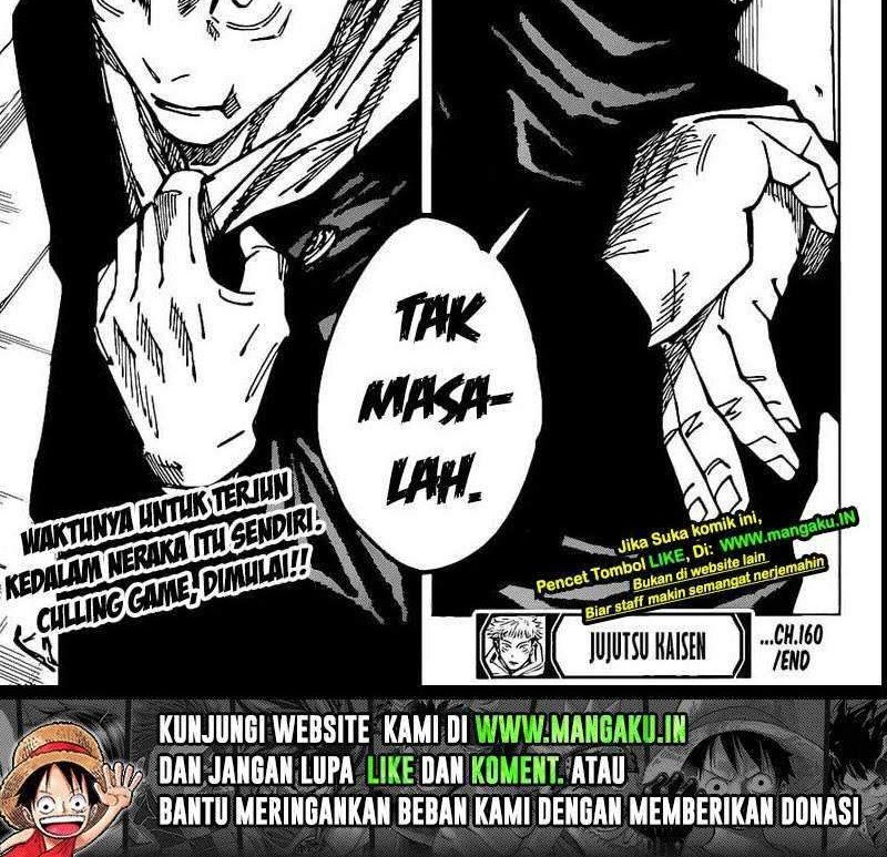 Jujutsu Kaisen Chapter 160 - halaman 11