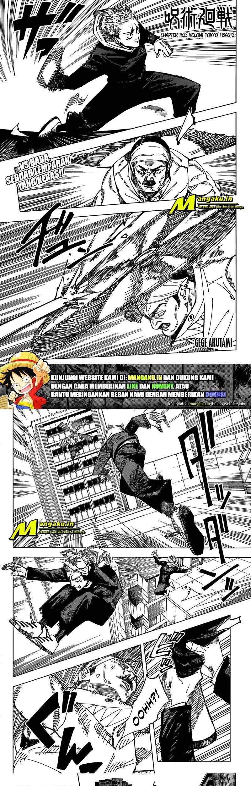 Jujutsu Kaisen Chapter 162 - halaman 1