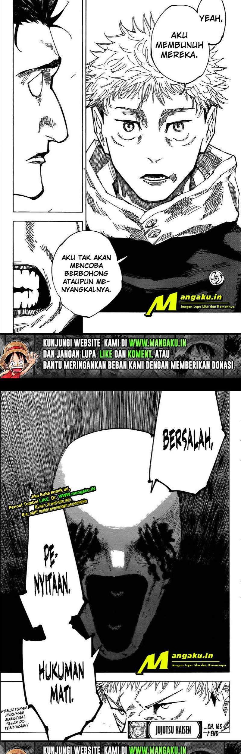 Jujutsu Kaisen Chapter 165 - halaman 11