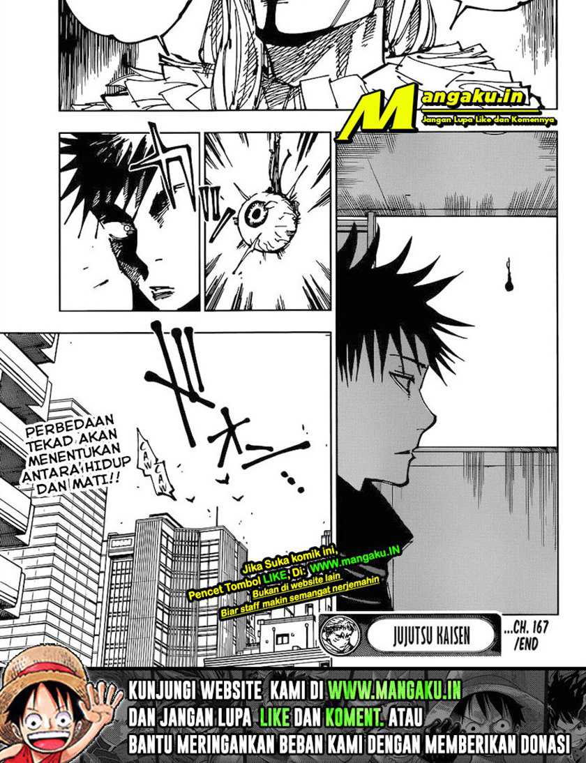 Jujutsu Kaisen Chapter 167 - halaman 22